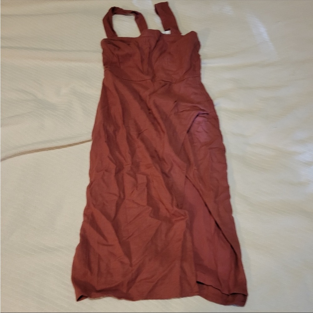 Abercombie Midi Slit Dress